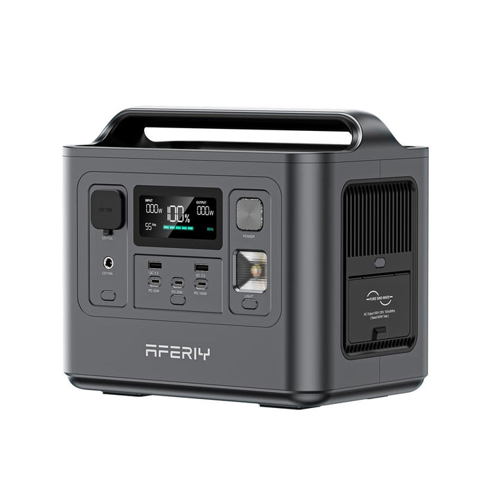 Aferiy P010 Portable Power Station – 512 Wh | 800 W