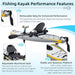 Portable 12FT Lightweight Inflatable PVC Fishing Kayak With Pedal System (SAK64328) SAKSBY WHOLESALE