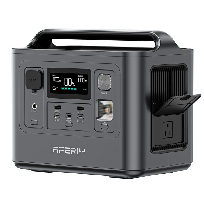 Aferiy P010 Portable Power Station – 512 Wh | 800 W