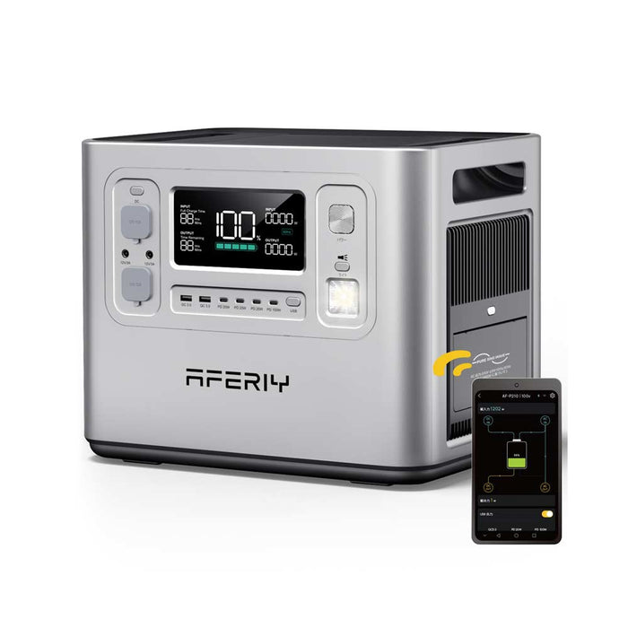 Aferiy P210 Portable Power Station – 2048Wh | 2400W