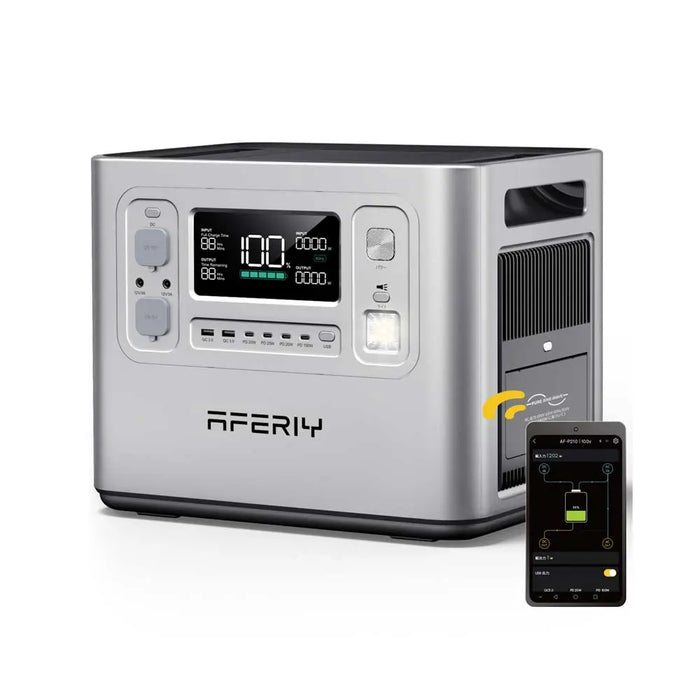 Aferiy P210 Portable Power Station – 2048 Wh | 2400 W AFERIY
