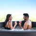 MSpa F-MO063W Mono Frame Series Luxury 6-Person Inflatable Round Hot Tub With WIFI Control (SAK75263) SAKSBY WHOLESALE