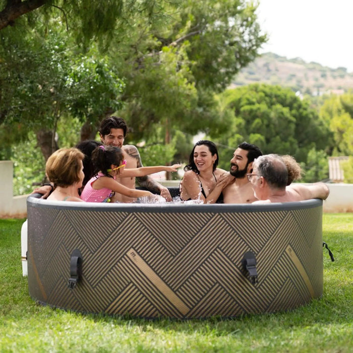 MSpa F-MO063W Mono Frame Series Luxury 6-Person Inflatable Round Hot Tub With WIFI Control (SAK75263) SAKSBY WHOLESALE
