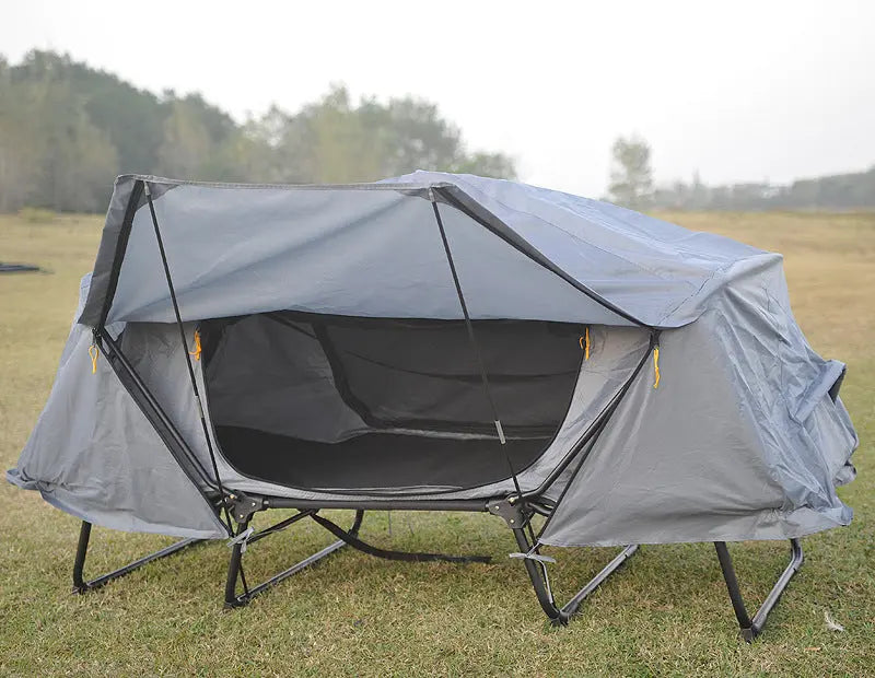 Outdoor Thickened Oxford Cloth Insulated Off Ground Tent For Two Camping And Fishing Tent Social Buzz eSIMs