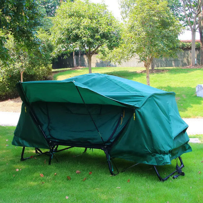 Outdoor Thickened Oxford Cloth Insulated Off Ground Tent For Two Camping And Fishing Tent Social Buzz eSIMs