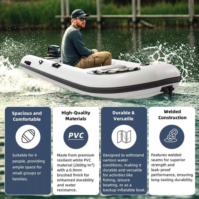 Portable Inflatable Dinghy Boat Kit With Accessories (SAK93784) SAKSBY WHOLESALE