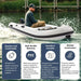 Portable Inflatable Dinghy Boat Kit With Accessories (SAK93784) SAKSBY WHOLESALE