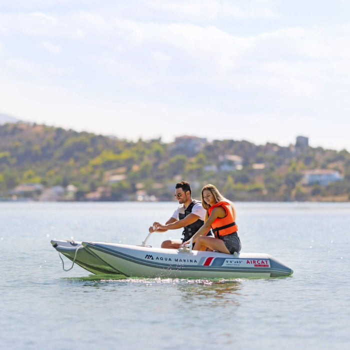 Aqua Marina Aircat 11FT 5-Person High-Speed Inflatable Catamaran With DWF Air Deck [BT-AC335] (SAK10650) SAKSBY WHOLESALE
