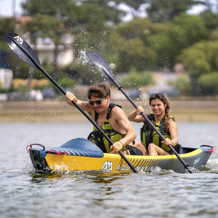 Aqua Marina Tomahawk AIR-K 440 14FT 2-Person High-Pressure Speed Inflatable Kayak [Paddle Excluded] [AIR-K440] (SAK31482) SAKSBY WHOLESALE