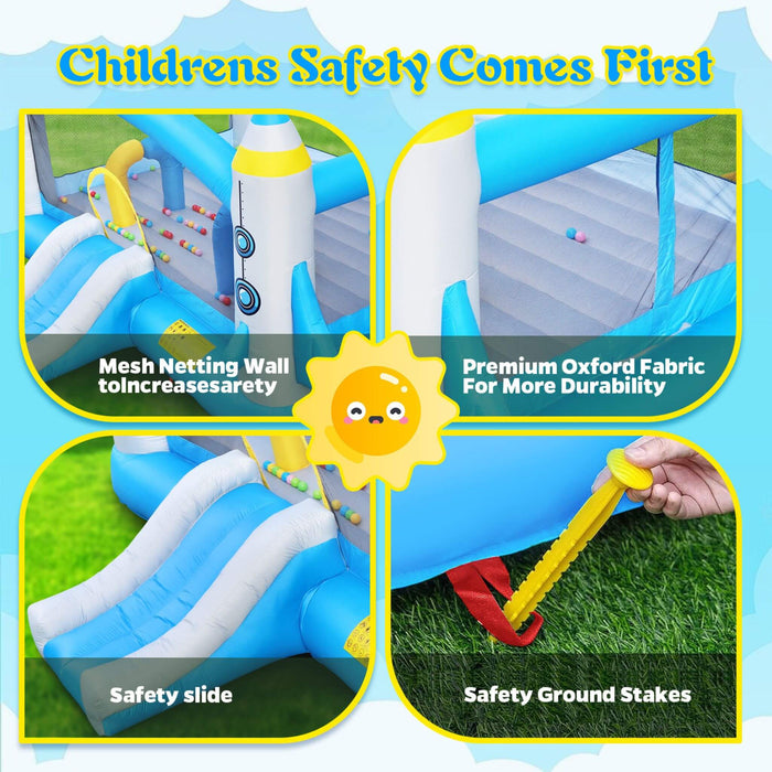 Extra-Large Multifunctional Jump'N Slide Inflatable Bouncer With Blower (SAK81243) SAKSBY WHOLESALE