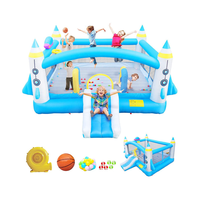 Extra-Large Multifunctional Jump'N Slide Inflatable Bouncer With Blower (SAK81243) SAKSBY WHOLESALE