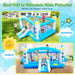 Extra-Large Multifunctional Jump'N Slide Inflatable Bouncer With Blower (SAK81243) SAKSBY WHOLESALE