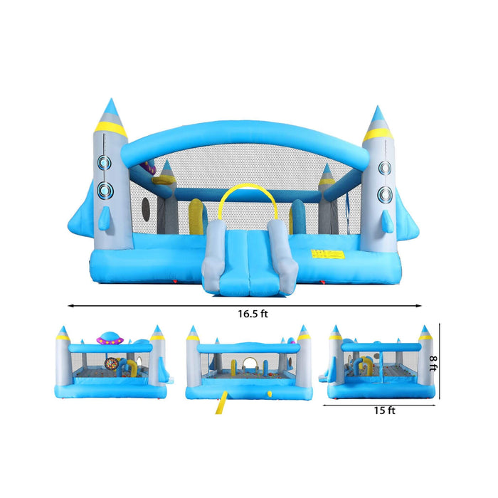 Extra-Large Multifunctional Jump'N Slide Inflatable Bouncer With Blower (SAK81243) SAKSBY WHOLESALE