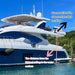 Giant Inflatable Luxury Yacht Slide With Air Pump And Protection Net [Made-To-Order] (SAK43586) SAKSBY WHOLESALE