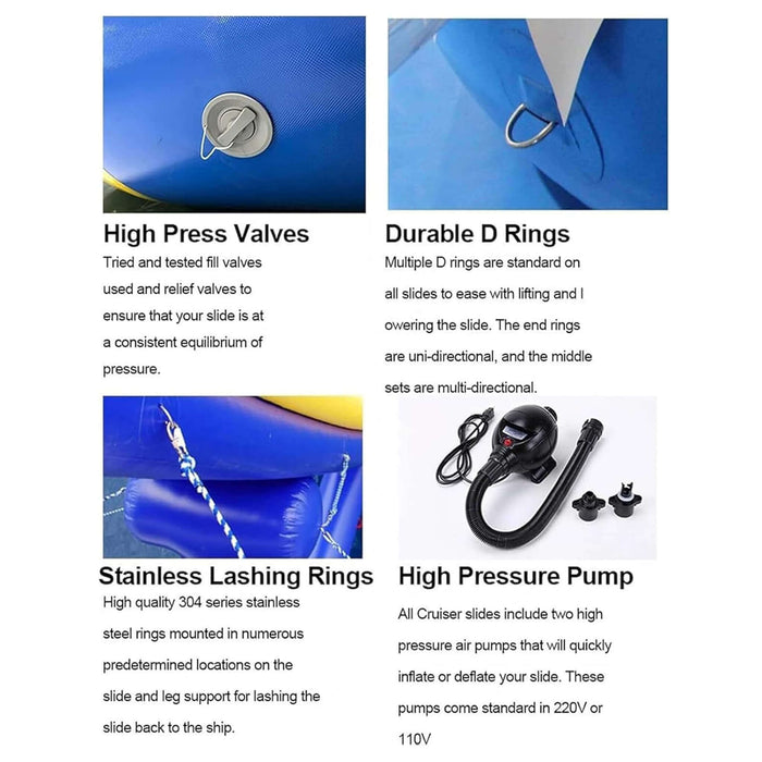 Giant Inflatable Water Climbing Obstacle Course With Air Pump [Made-To-Order] (SAK87625) SAKSBY WHOLESALE