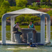 Inflatable Floating Water Dock Platform Island With Roof & Air Pump [Made-To-Order] (SAK17584) SAKSBY WHOLESALE