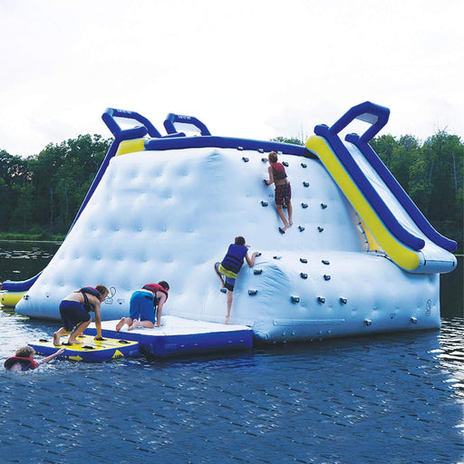 Large Inflatable Wall Climbing Bouncer With Slides And Air Pump For Pools, Lakes And Rivers [Made-To-Order] (SAK52376) SAKSBY WHOLESALE
