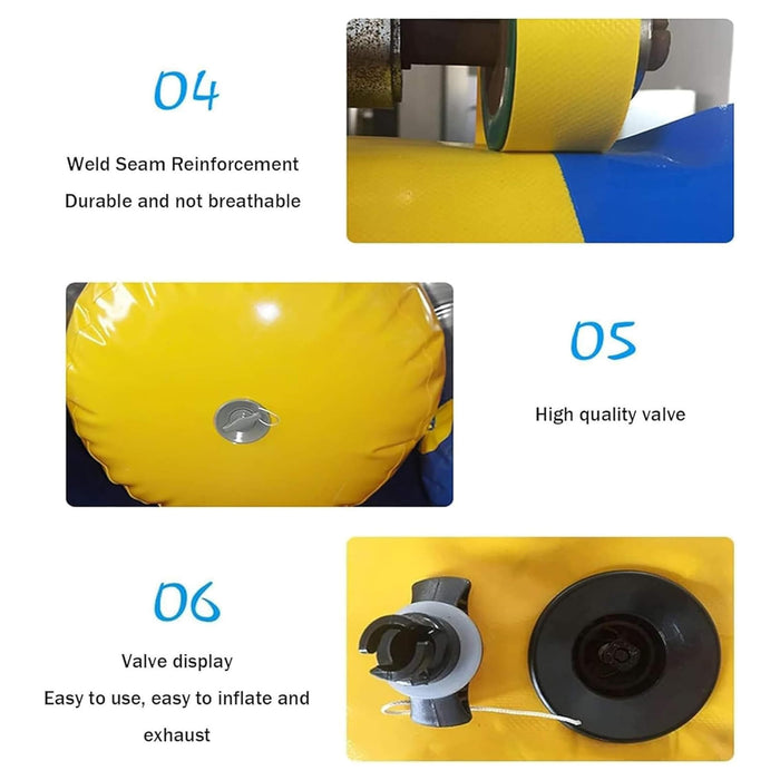 Large Inflatable Wall Climbing Bouncer With Slides And Air Pump For Pools, Lakes And Rivers [Made-To-Order] (SAK52376) SAKSBY WHOLESALE
