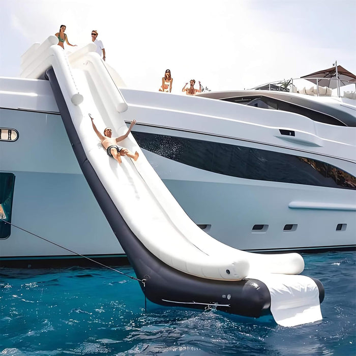 Large Inflatable Yacht Waterslide With Air Pump For Pools, Lakes And Rivers [Made-To-Order] (SAK57374) SAKSBY WHOLESALE