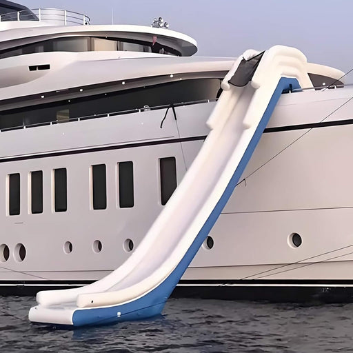 Large Inflatable Yacht Boat Water Slide With Protective Net And Air Pump [Made-To-Order] (SAK51452) SAKSBY WHOLESALE