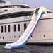 Large Inflatable Yacht Boat Water Slide With Protective Net And Air Pump [Made-To-Order] (SAK51452) SAKSBY WHOLESALE