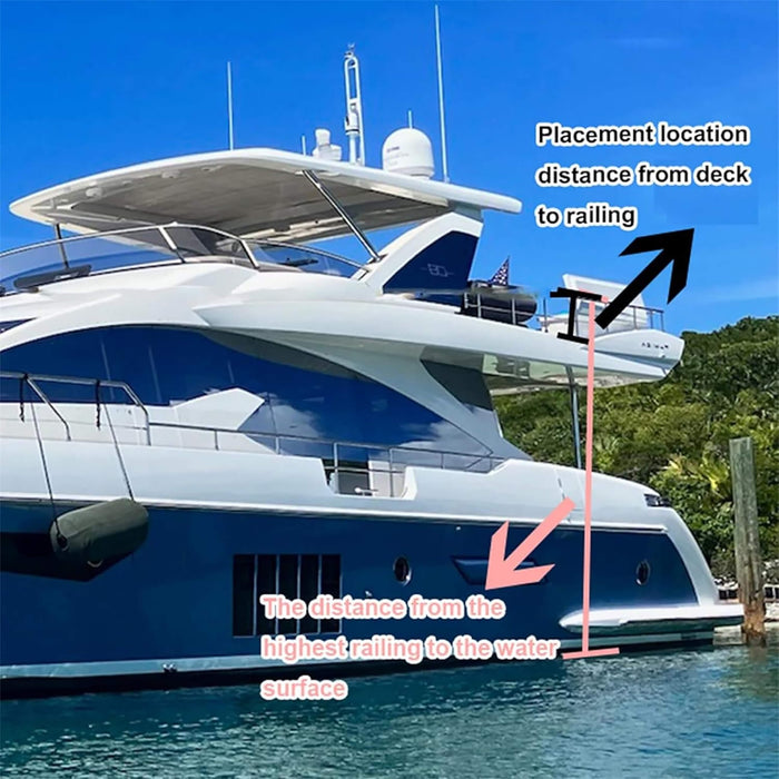 Large Inflatable Yacht Boat Water Slide With Protective Net And Air Pump [Made-To-Order] (SAK51452) SAKSBY WHOLESALE