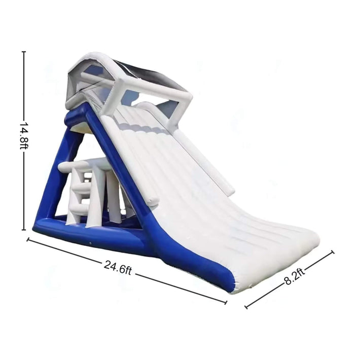 Large Outdoor Inflatable Water Slide With Parasol And Air Pump [Made-To-Order] (SAK71452) SAKSBY WHOLESALE