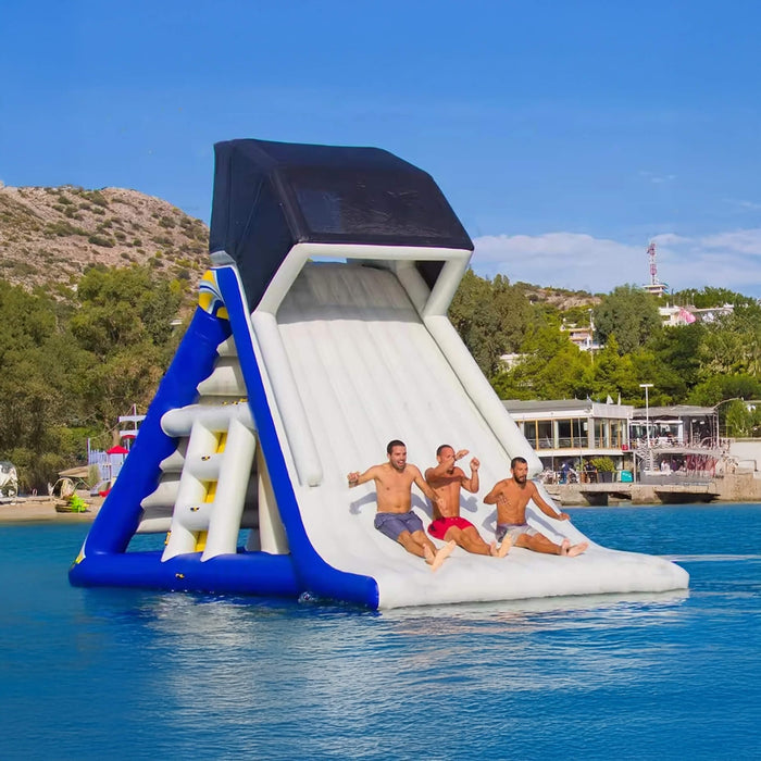 Large Outdoor Inflatable Water Slide With Parasol And Air Pump [Made-To-Order] (SAK71452) SAKSBY WHOLESALE
