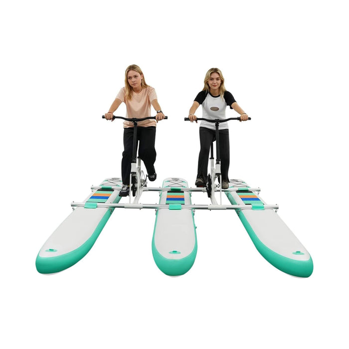 Premium 2-Person Two-Seater Portable Inflatable Pedal Boat Water Bike (SAK95621) SAKSBY WHOLESALE