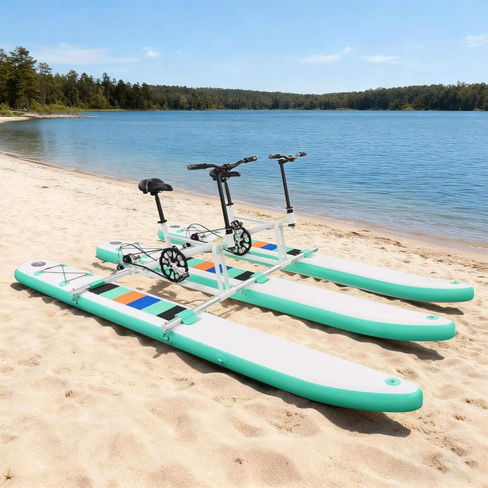 Premium 2-Person Two-Seater Portable Inflatable Pedal Boat Water Bike (SAK95621) SAKSBY WHOLESALE