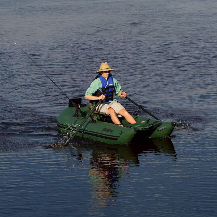 Sea Eagle 1-Person Frameless Pontoon Inflatable Fishing Boat, 9FT [285FPBK] (SAK93163) SAKSBY WHOLESALE