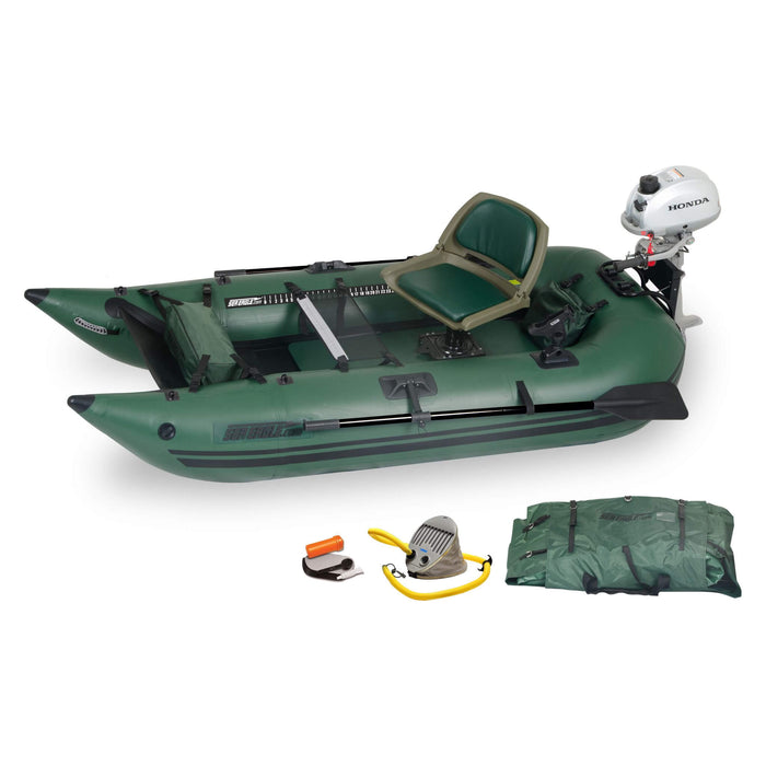 Sea Eagle 1-Person Frameless Pontoon Inflatable Fishing Boat, 9FT [285FPBK] (SAK93163) SAKSBY WHOLESALE