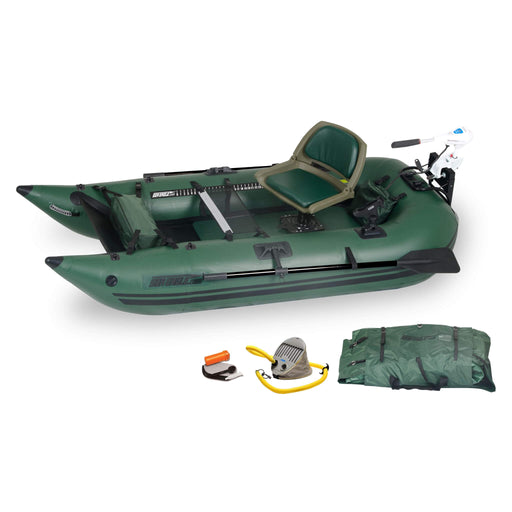 Sea Eagle 1-Person Frameless Pontoon Inflatable Fishing Boat, 9FT [285FPBK] (SAK93163) SAKSBY WHOLESALE