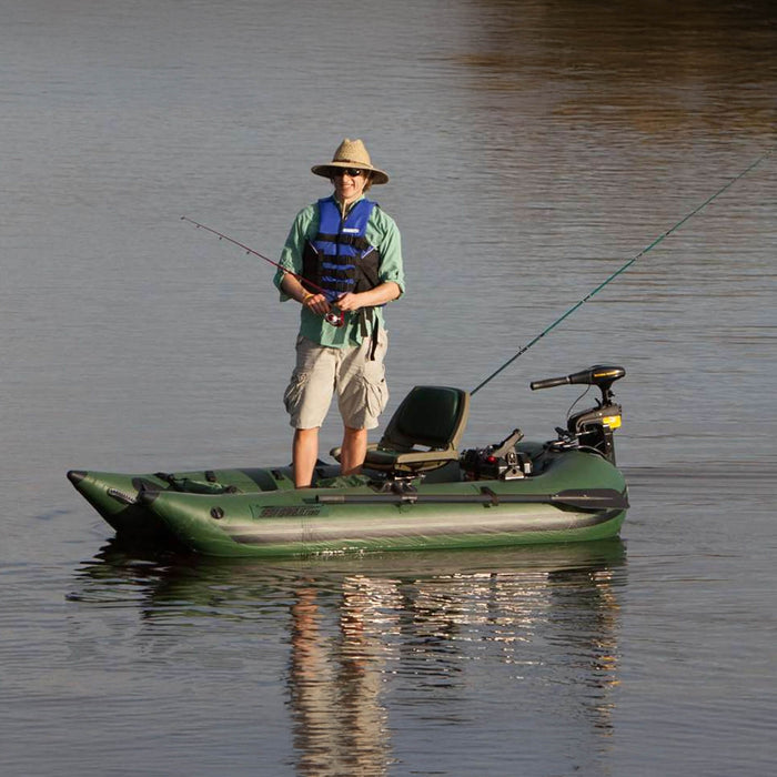 Sea Eagle 1-Person Frameless Pontoon Inflatable Fishing Boat, 9FT [285FPBK] (SAK93163) SAKSBY WHOLESALE