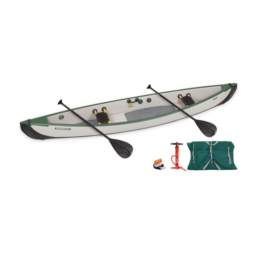 Sea Eagle 3-People TC16 High Pressure All Drop Stitch Inflatable Travel Canoe, 16FT [TC16K] (SAK43086) SAKSBY WHOLESALE