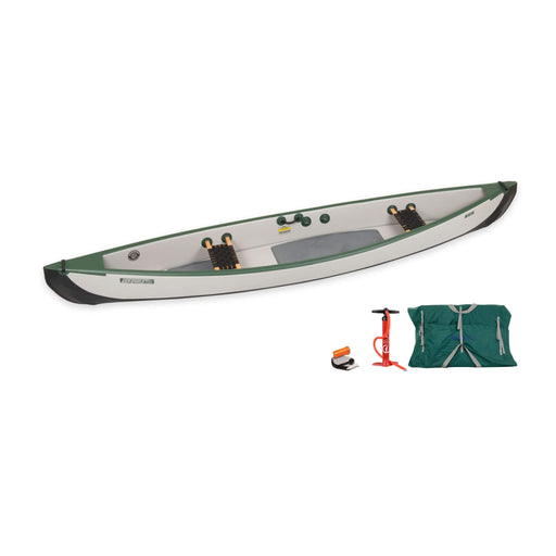 Sea Eagle 3-People TC16 High Pressure All Drop Stitch Inflatable Travel Canoe, 16FT [TC16K] (SAK43086) SAKSBY WHOLESALE