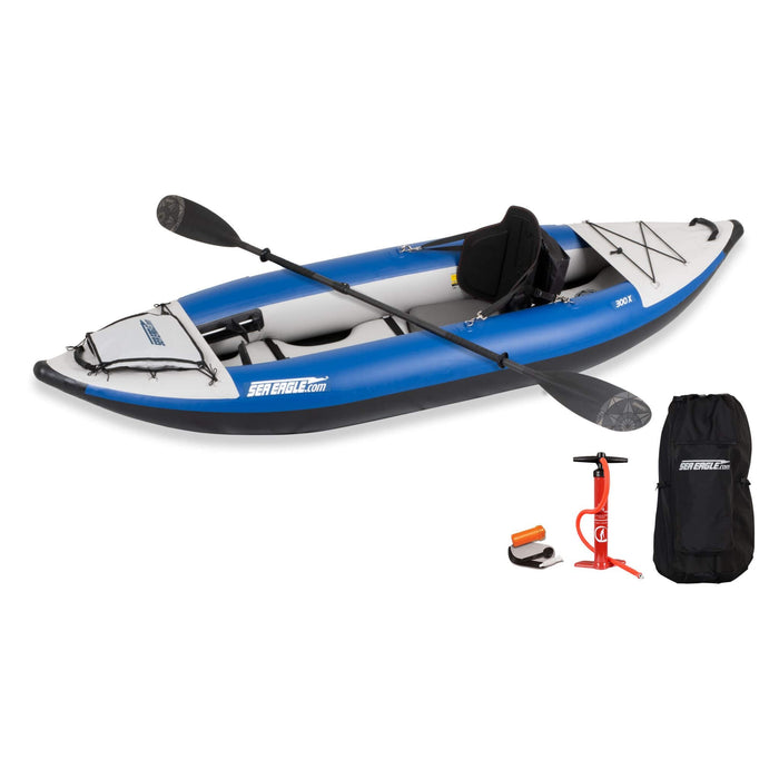 Sea Eagle 300X Explorer 1-Person Inflatable Kayak With Adjustable Footrest [300XK] (SAK18457) SAKSBY WHOLESALE