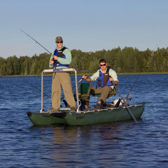 Sea Eagle 375FC FoldCat 2-Persons Inflatable Fishing Lightweight Pontoon Boat [375FCK] (SAK34652) SAKSBY WHOLESALE