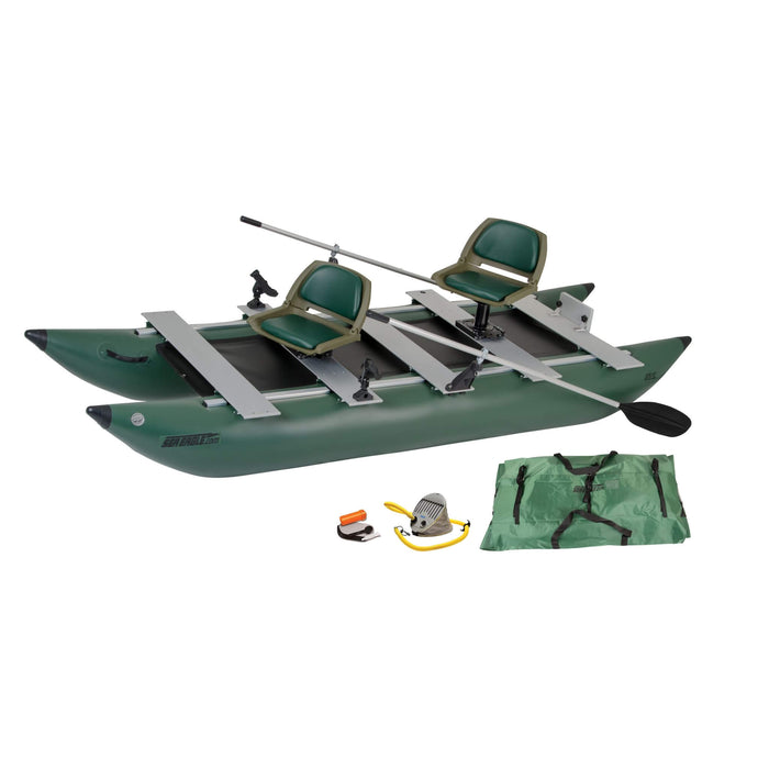 Sea Eagle 375FC FoldCat 2-Persons Inflatable Fishing Lightweight Pontoon Boat [375FCK] (SAK34652) SAKSBY WHOLESALE