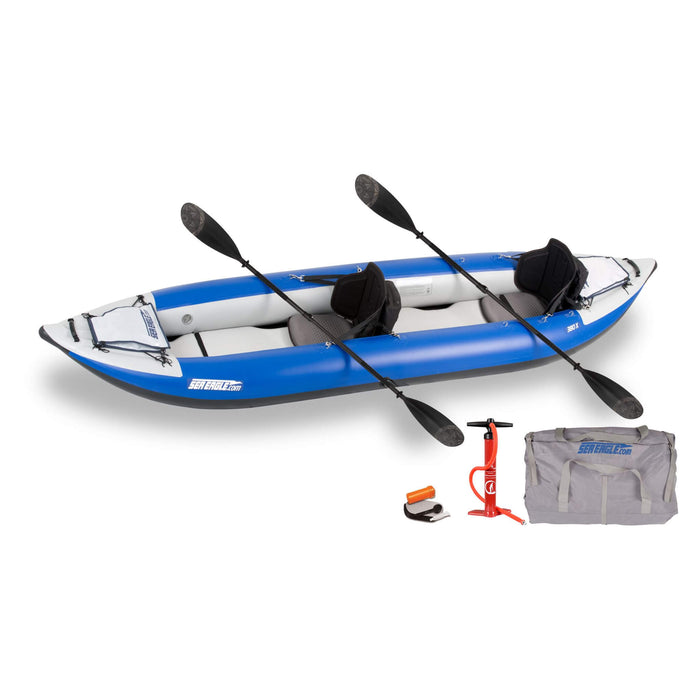 Sea Eagle 380X Explorer 3-Person Inflatable Kayak With Large Removable Rear Center Skeg [380XK] (SAK97562) SAKSBY WHOLESALE