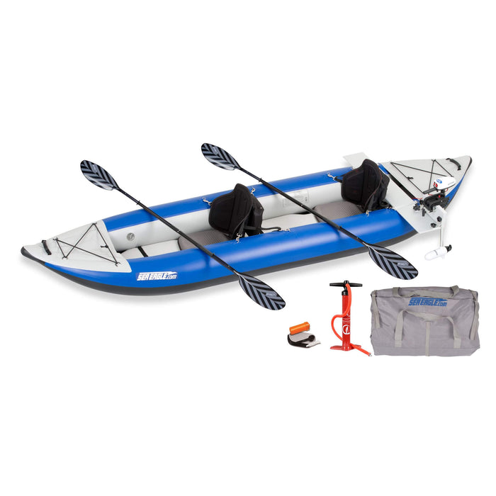 Sea Eagle 380X Explorer 3-Person Inflatable Kayak With Large Removable Rear Center Skeg [380XK] (SAK97562) SAKSBY WHOLESALE