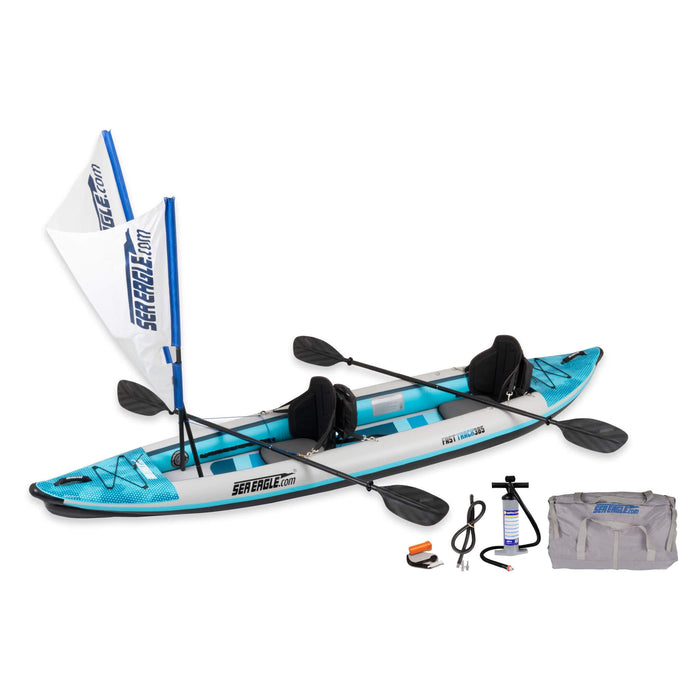 Sea Eagle 385FT FastTrack 12FT 2-Person V-Bottom Inflatable Kayak [385FTK] (SAK25086) SAKSBY WHOLESALE