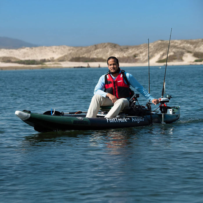 Sea Eagle 385FTA FastTrack 12FT 2- Persons Angler Inflatable Hunter Green Fishing Kayak [385FTAK] (SAK80139) SAKSBY WHOLESALE