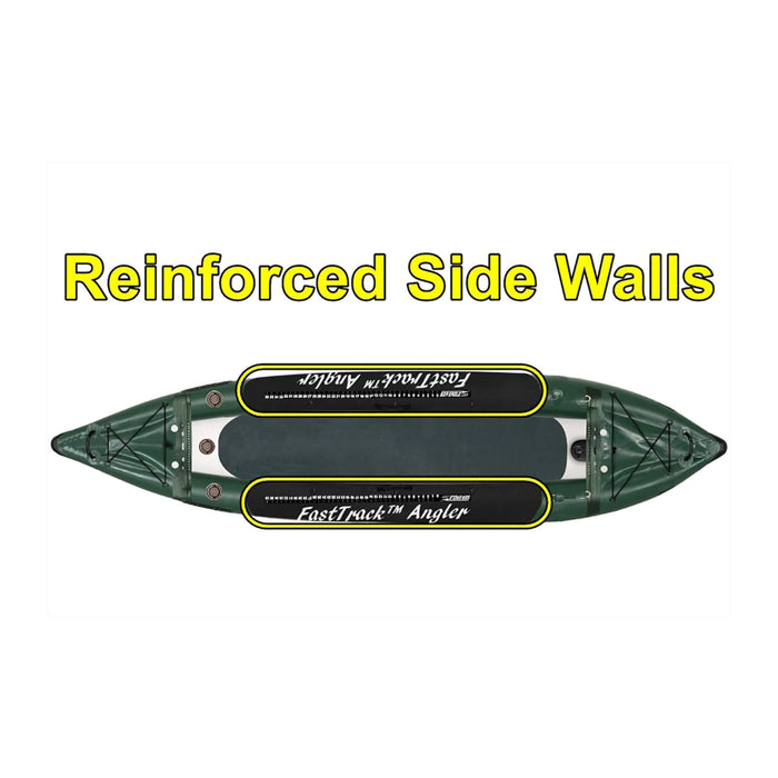 Sea Eagle 385FTA FastTrack 12FT 2- Persons Angler Inflatable Hunter Green Fishing Kayak [385FTAK] (SAK80139) SAKSBY WHOLESALE