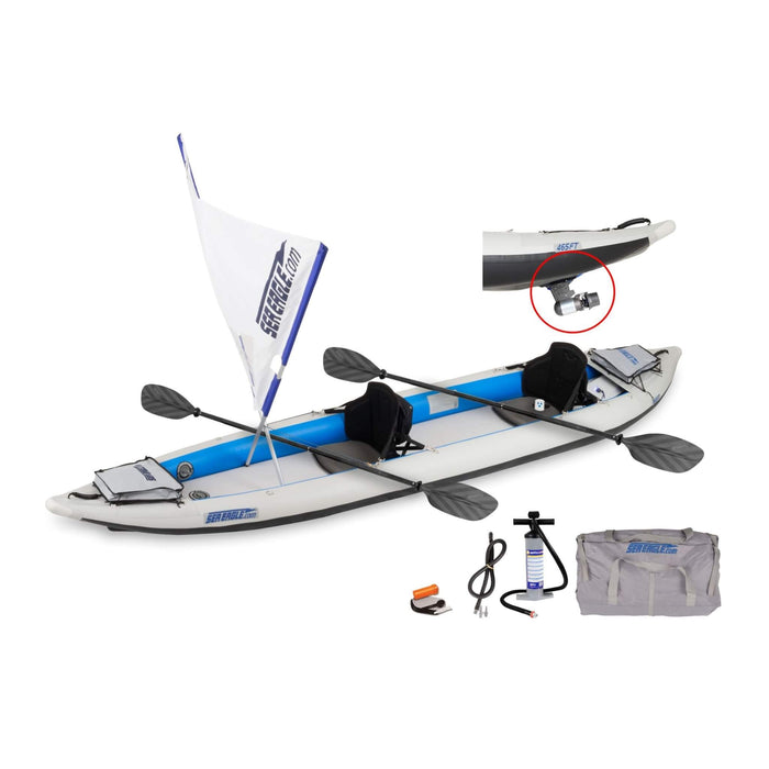 Sea Eagle 465FT FastTrack 15FT 3-Person UltraLight Weight Inflatable Kayak [465FTK] (SAK96507) SAKSBY WHOLESALE