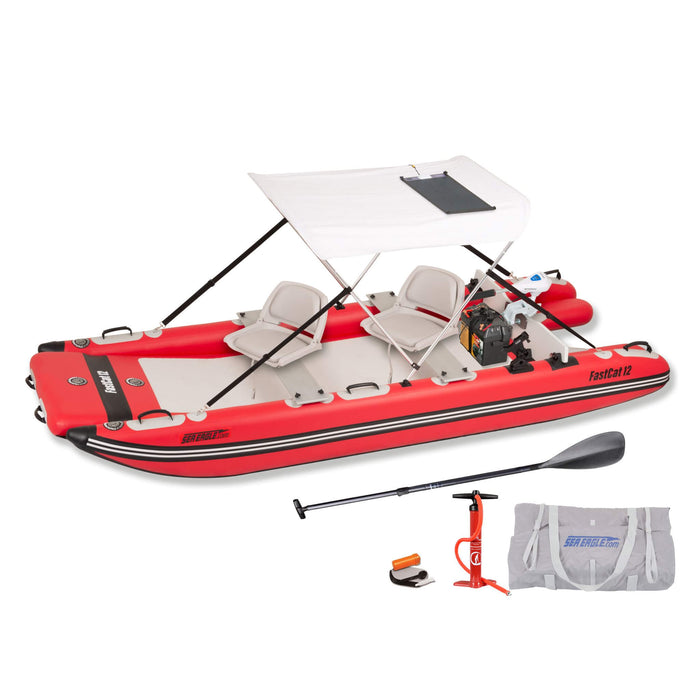 Sea Eagle Boats FastCat12™ Catamaran Inflatable Boat, 13FT [FASTCAT12K] (SAK29684) SAKSBY WHOLESALE