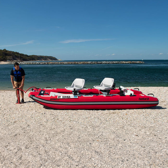 Sea Eagle Boats FastCat12™ Catamaran Inflatable Boat, 13FT [FASTCAT12K] (SAK29684) SAKSBY WHOLESALE