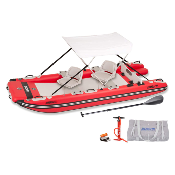 Sea Eagle Boats FastCat12™ Catamaran Inflatable Boat, 13FT [FASTCAT12K] (SAK29684) SAKSBY WHOLESALE