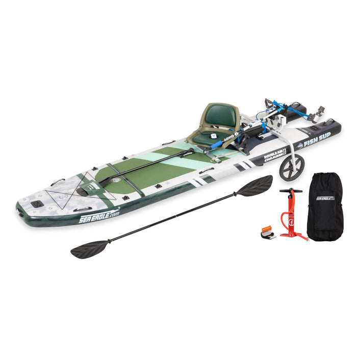 Sea Eagle FS1210 FishSUP 1-Person Inflatable Fishing Stand-Up Paddleboard [FS1210K] (SAK79218) SAKSBY WHOLESALE