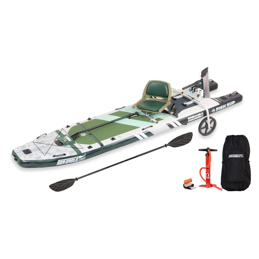 Sea Eagle FS1210 FishSUP 1-Person Inflatable Fishing Stand-Up Paddleboard [FS1210K] (SAK79218) SAKSBY WHOLESALE
